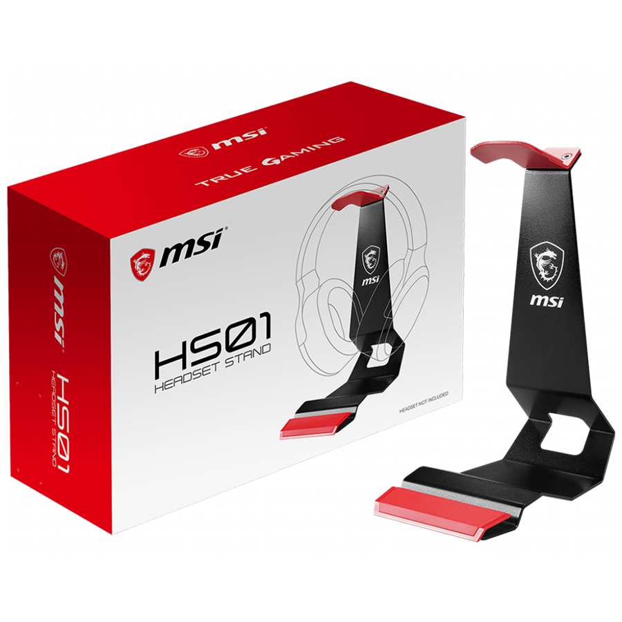 Giá đỡ tai nghe MSI HS01 Headset Stand - Hàng Chính Hãng