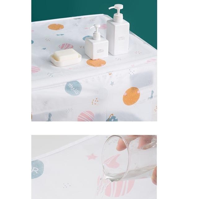 Áo trùm máy giặt loại đẹp - máy 6-8kg - vỏ bọc máy giặt cửa đứng chống thấm Duashop