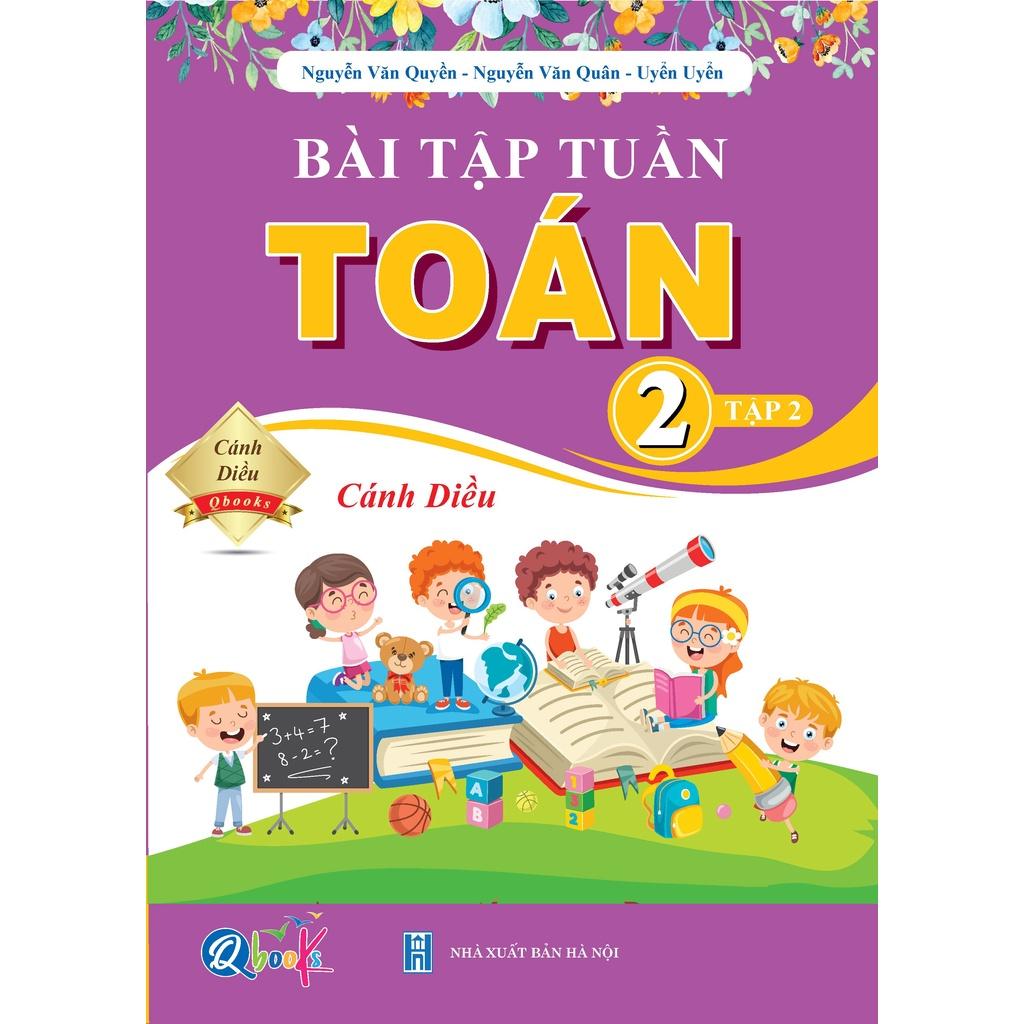 Sách - Bài Tập Tuần Toán Lớp 2 - Cánh Diều - Tập 2 (1 cuốn)