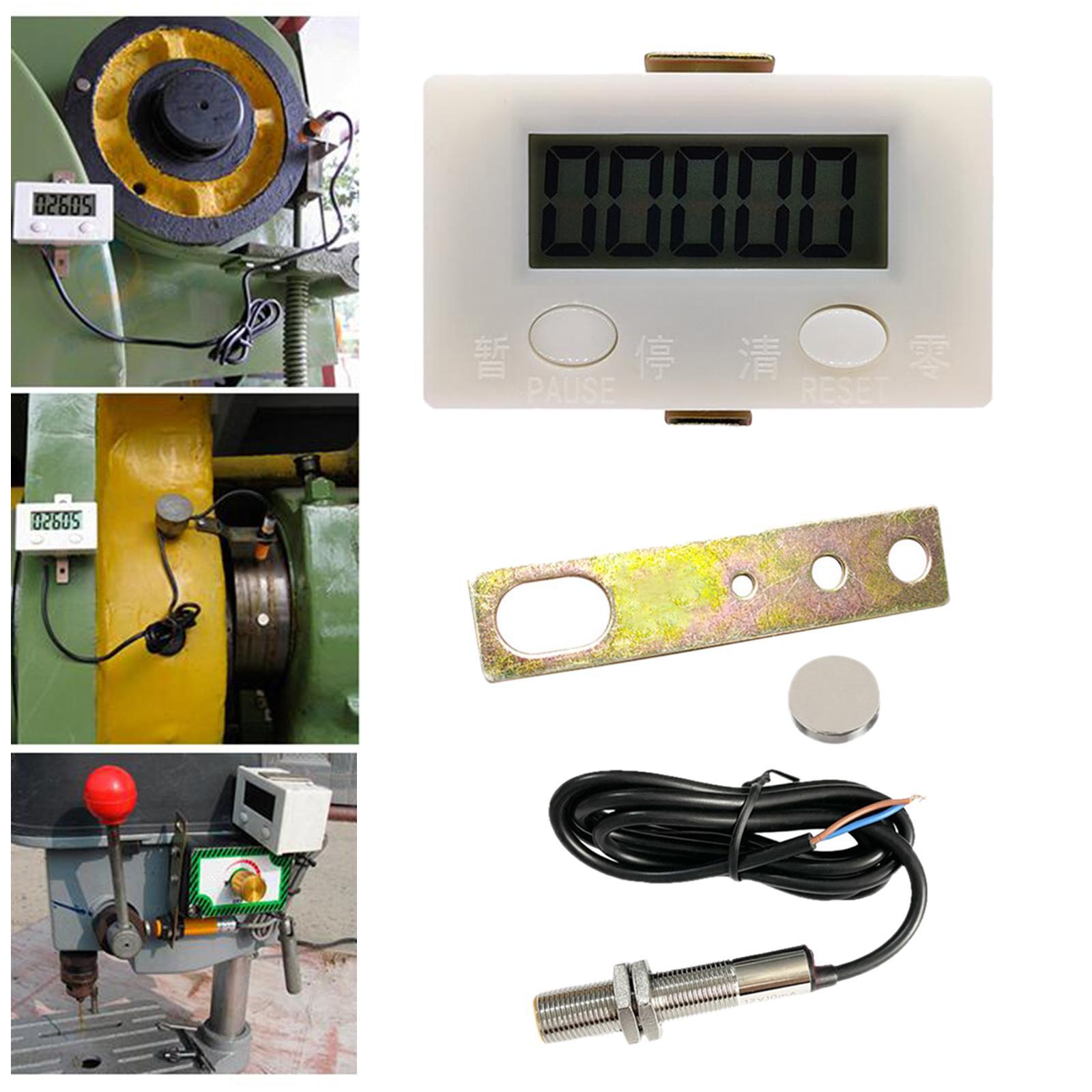 Five Digit Induction Counter Industrial Electronic Digital Display LCD