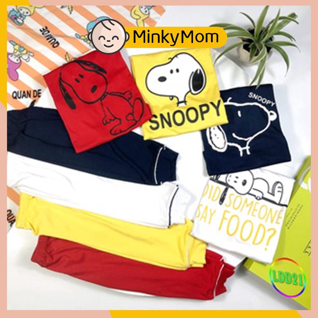 Bộ Dài Tay Cho Bé LDD21 Đồ Bộ Thun Lạnh Cao Cấp Mềm Mịn Thoáng Mát Hàng Chuẩn Loại 1 MINKY MOM Dễ Chịu, Thoải Mái Cho Bé