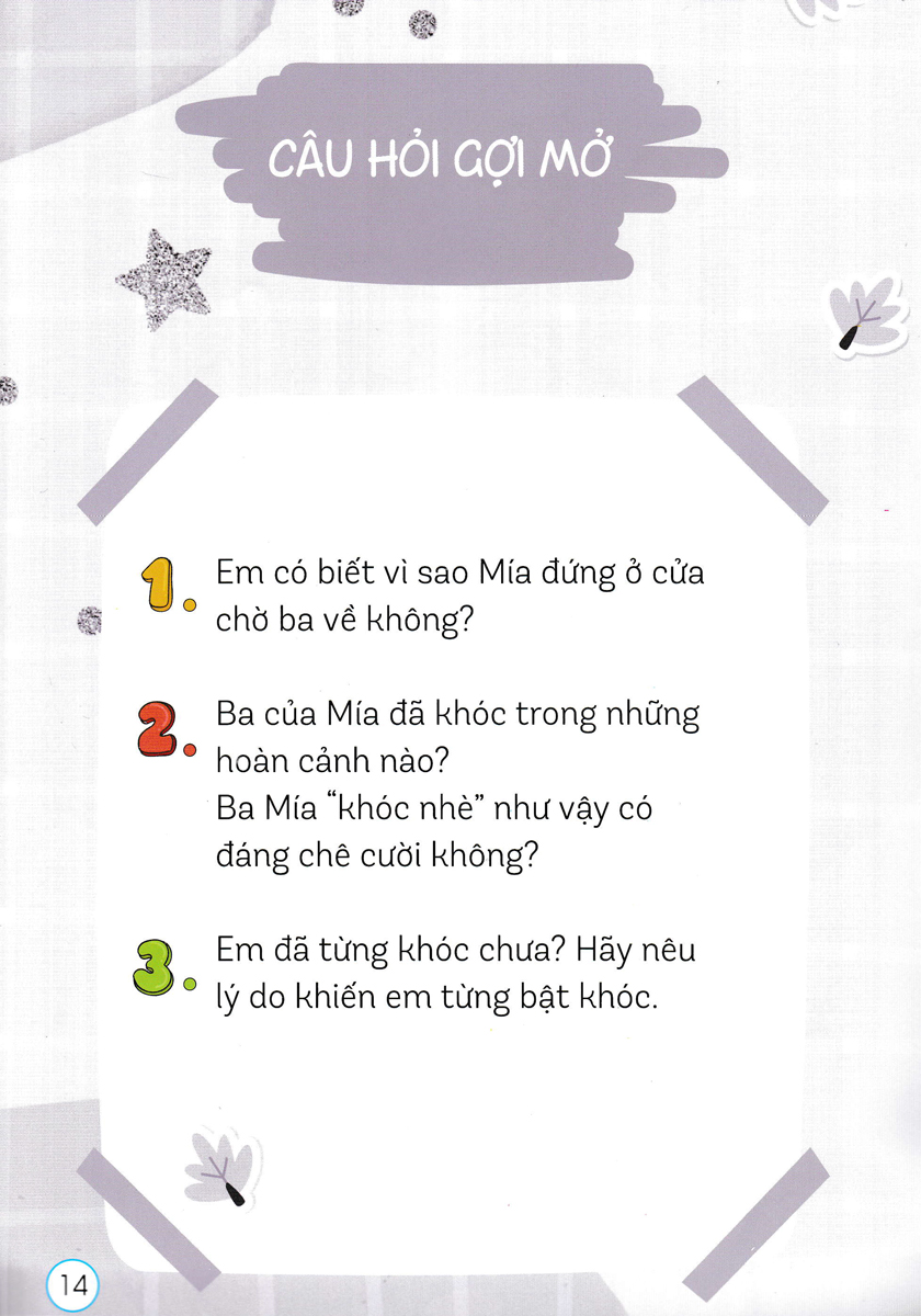 Cùng Bé Phát Triển Chỉ Số EQ - Chuyện Cha Con - Con Khóc Cũng Được Ba Nhỉ!_PNU