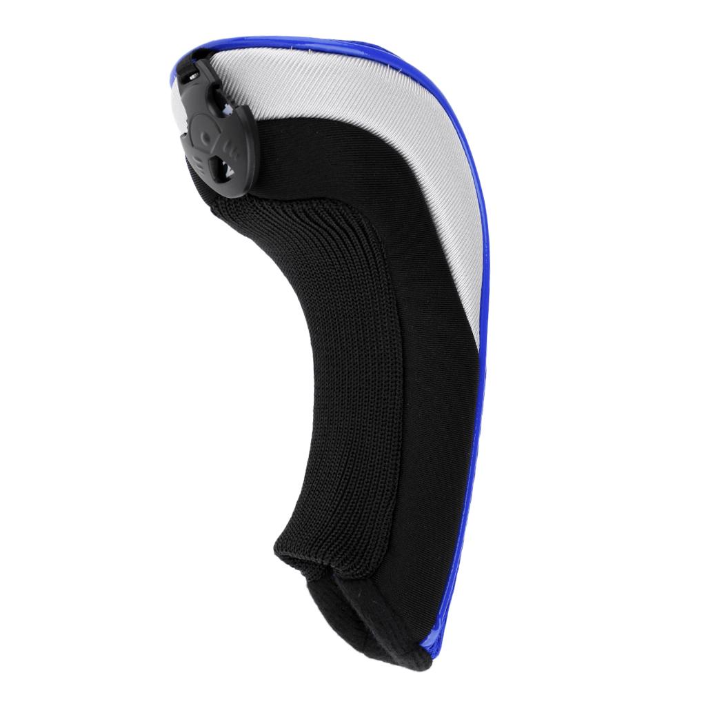 Golf Hybrid UT Club Head Cover Headcover & Adjustable Number Tag 2 3 4 5 7 X - Premium, Durable & Portable - Blue, 2 Pieces