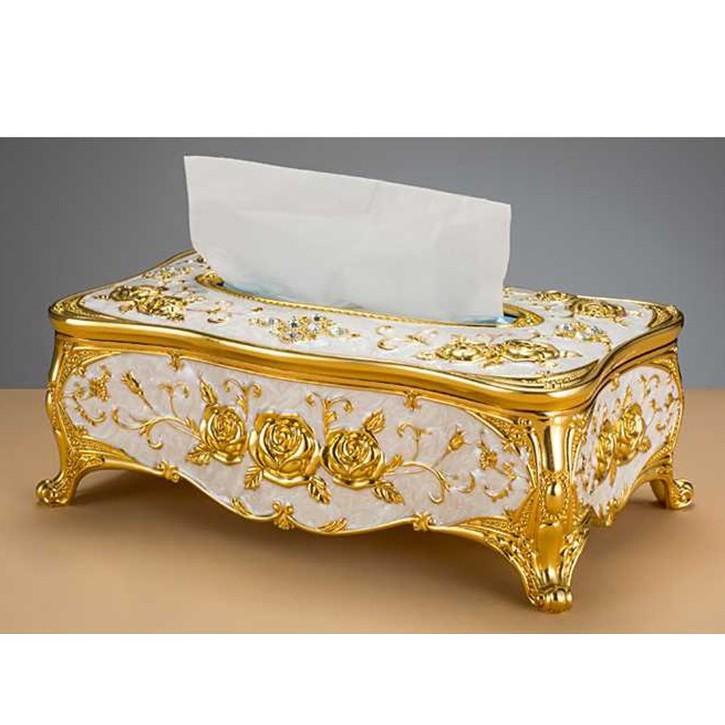 [KoSuyTu] Hộp Đựng Khăn Giấy Hợp Kim LOẠI XỊN Cao Cấp - 13x23x8cm - Trang Trí Nhà Cửa Sang Trọng Cho Phòng Khách