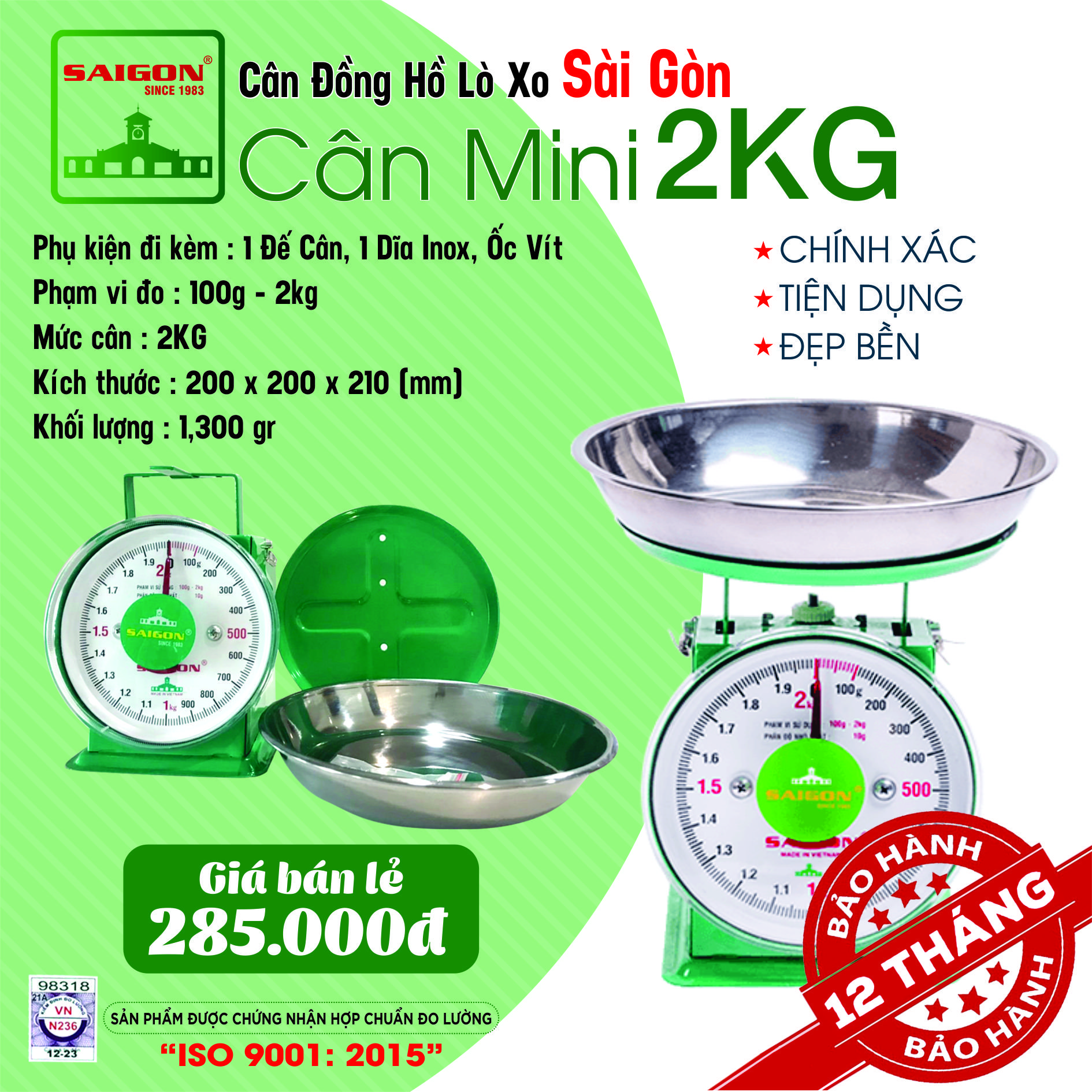 Cân Mini 2KG