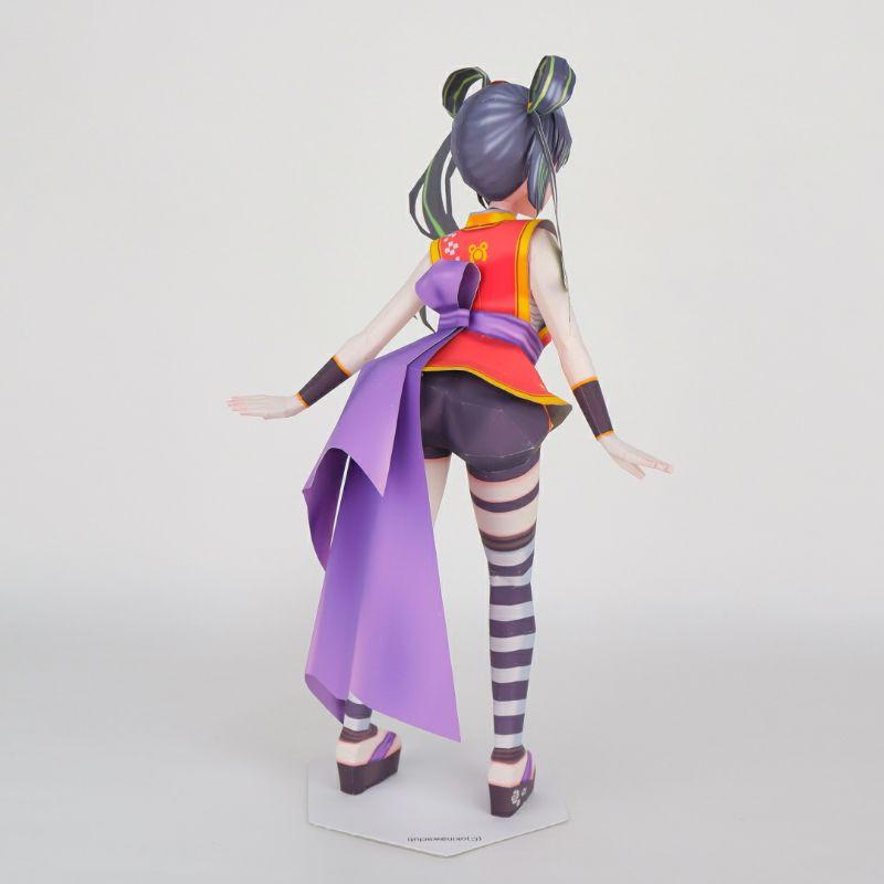 Mô hình giấy anime girl Anime Virtual idol VTuber Ui Nema