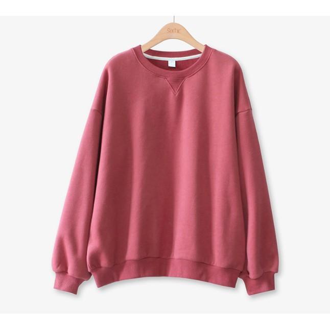 Hình ảnh Áo Sweater Unisex Hàn Quốc form rộng chất xịn mặc thoáng mát