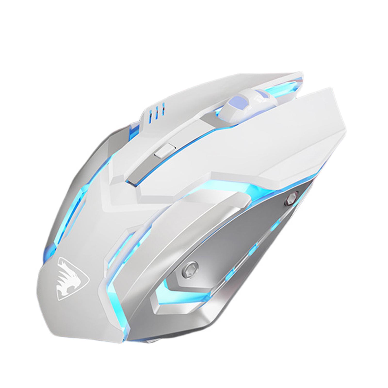 G304 2.4G Wireless Mouse PC Rechargeable Mobile Optical Mouse Auto Sleep White