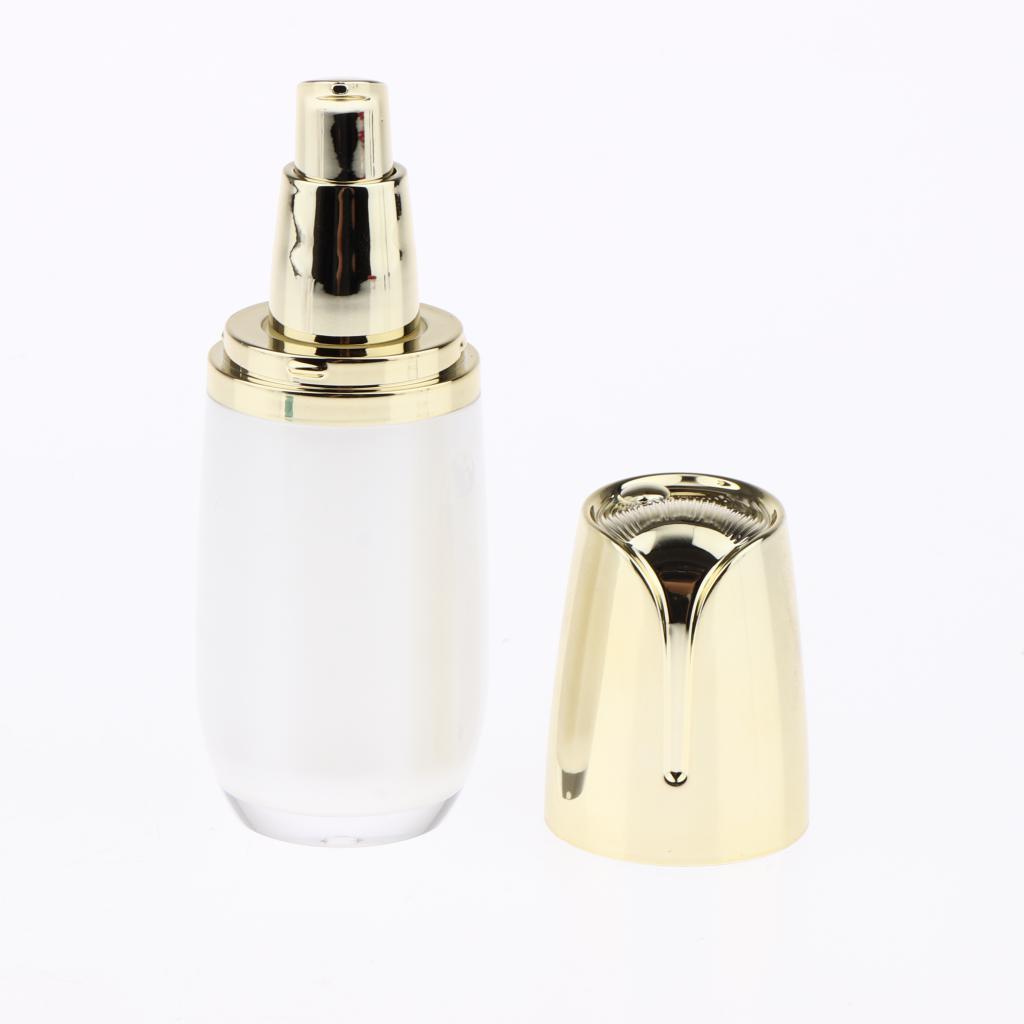 Empty Refillable Acrylic Pump Press Bottle Container Jar for Lotion