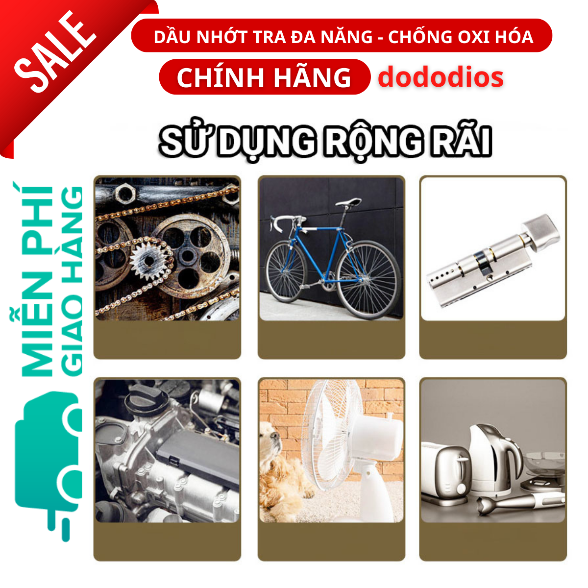 Đèn xe đạp xi nhan không dây siêu nhậy lắp cột yên 5 chế độ sáng KÈM CÒI - Hàng chính hãng dododios