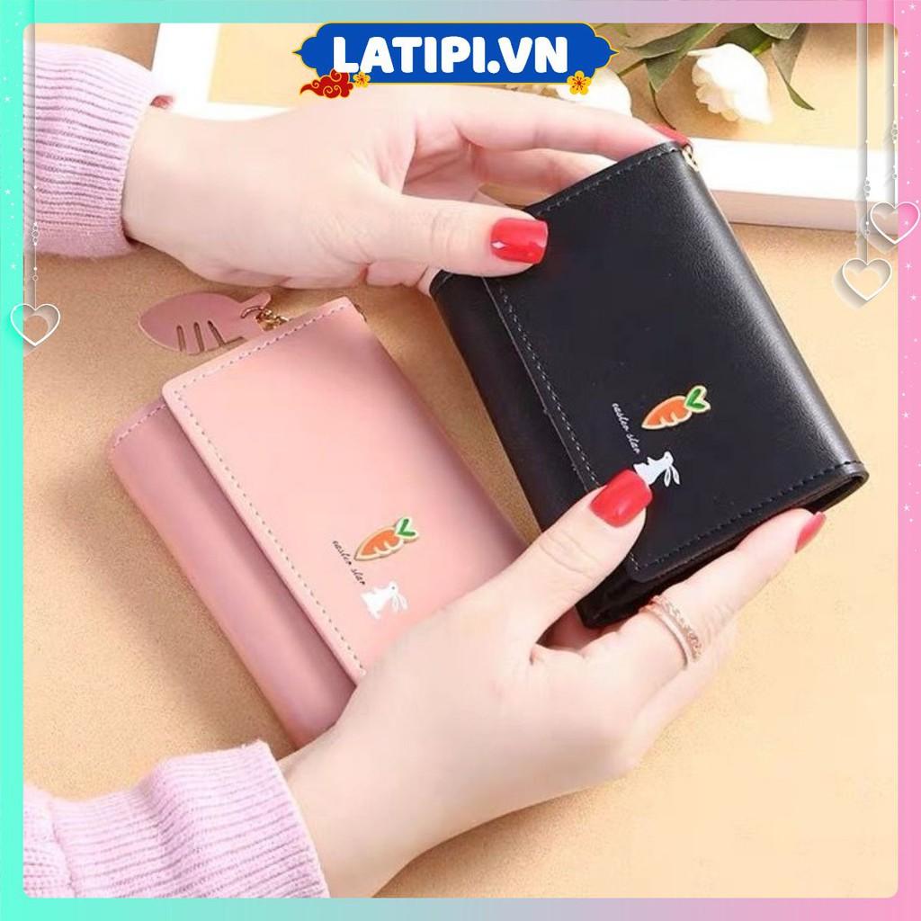 Ví Nữ Cầm Tay Mini Ngắn Nhỏ Gọn Bỏ Túi Siêu Xinh L01