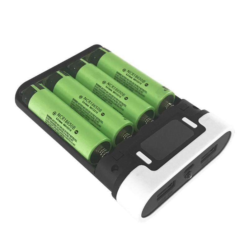 Hộp Sạc Dự Phòng 4 Pin 18650 DIY 5v 2a Tiện Dụng