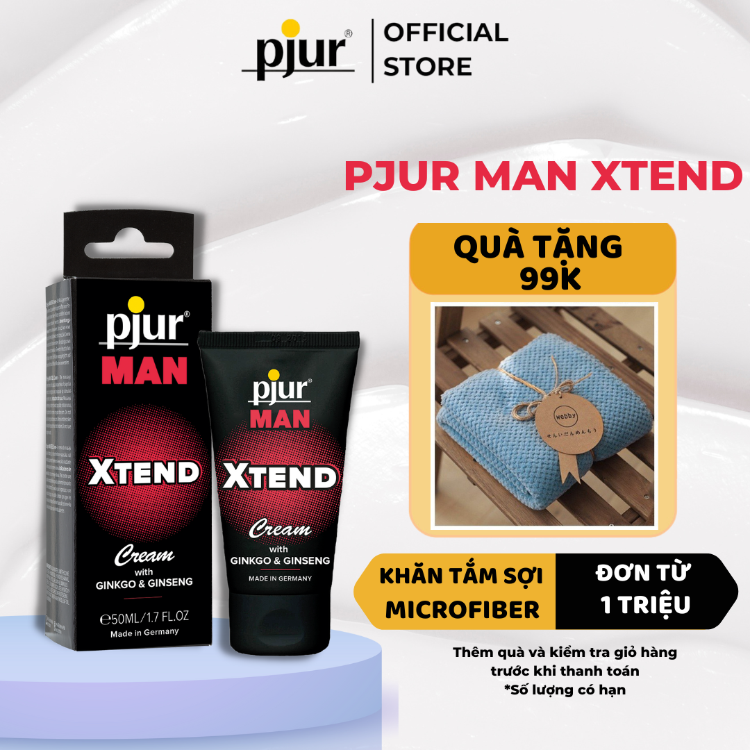 Gel tăng kích thước cậu nhỏ, cường dương Pjur Man Xtend 50ml dành cho quý ông tăng khoái, tăng lưu thông máu