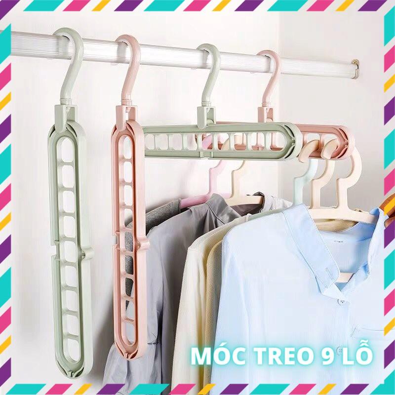 Móc Treo Quần Áo Đa Năng Thông Minh 9 Lỗ