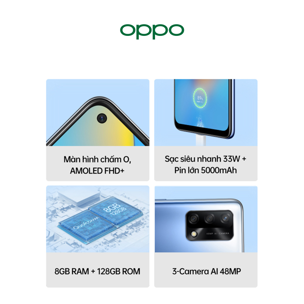 Điện Thoại Oppo A74 5G (6GB/128G) - Hàng Chính Hãng