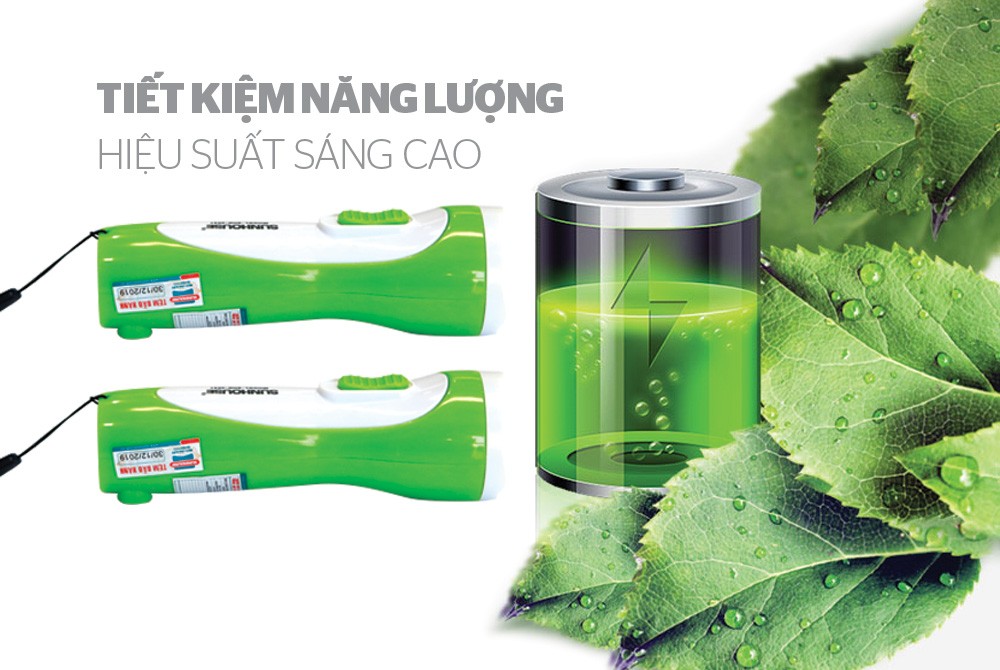 Đèn pin tay cầm SUNHOUSE – cỡ nhỏ SHE-4051 - Hàng chính hãng