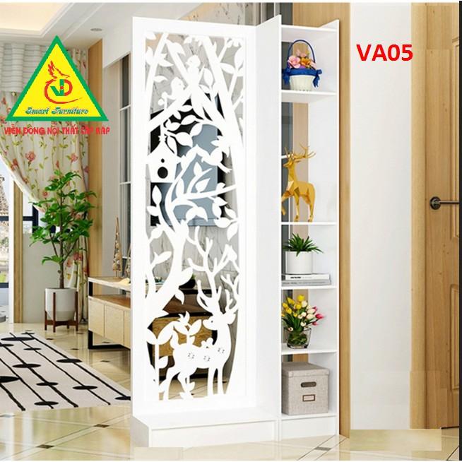 Vách ngăn liền kệ 1 vách 1 kệ VA05 - Nội thất lắp ráp Viendong Adv