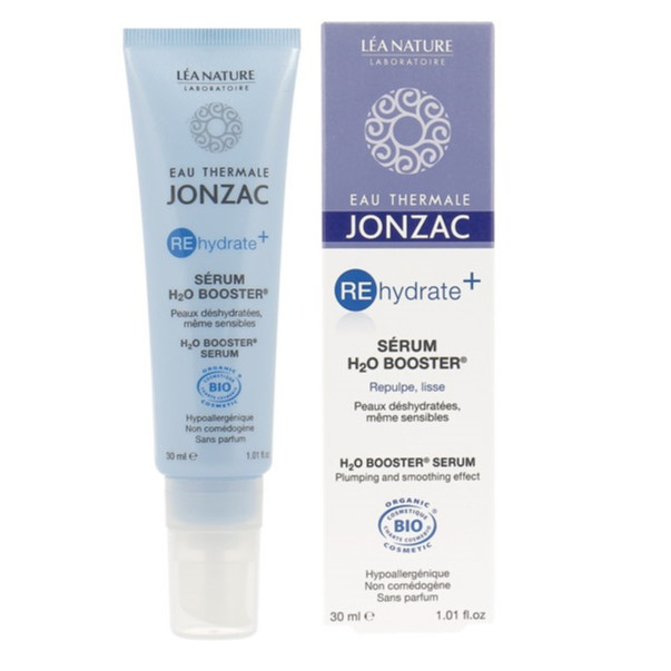 Serum Siêu Cấp Nước Eau Thermale Jonzac Rehydrate+ H2O Booster Serum 30ml giúp tăng cường hiệu quả cấp nước cho làn da khô mất nước + Tặng kèm 1 móc khóa có dạng hình Tour Eiffel màu đen viền đỏ