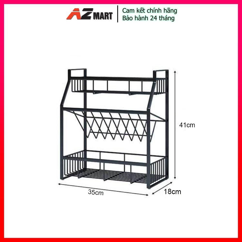 Kệ Nhà Bếp Kệ Gia Vị - Kệ Để Đồ Nhà Bếp Sơn Tĩnh Điện 3 Lớp Cao Cấp Mẫu Mới 2021