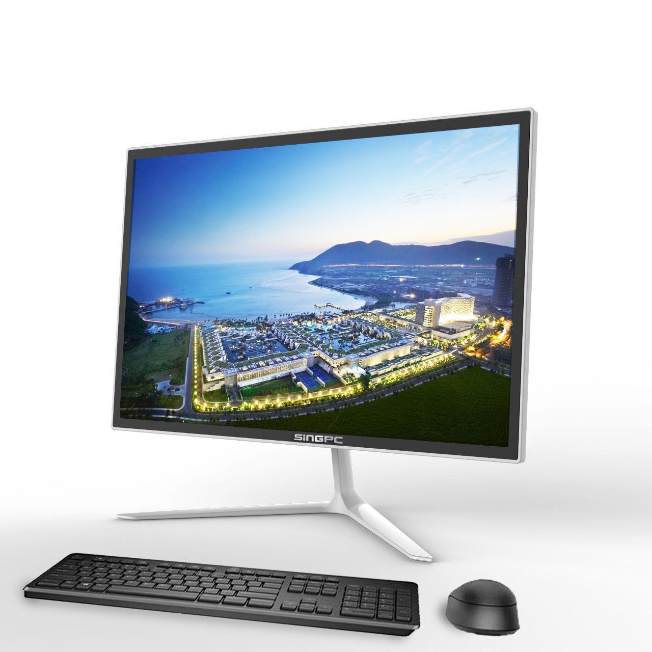 Máy tính All In One SingPC M19G4971 (Intel G4900, 4GB DDR4, SSD 128GB, LED 19", LAN, WiFi, Bluetooth, Loa, Free DOS) - Hàng Chính Hãng