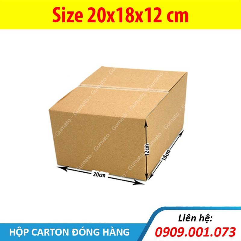 Hộp giấy P55 size 20x18x12 cm, thùng carton gói hàng Everest