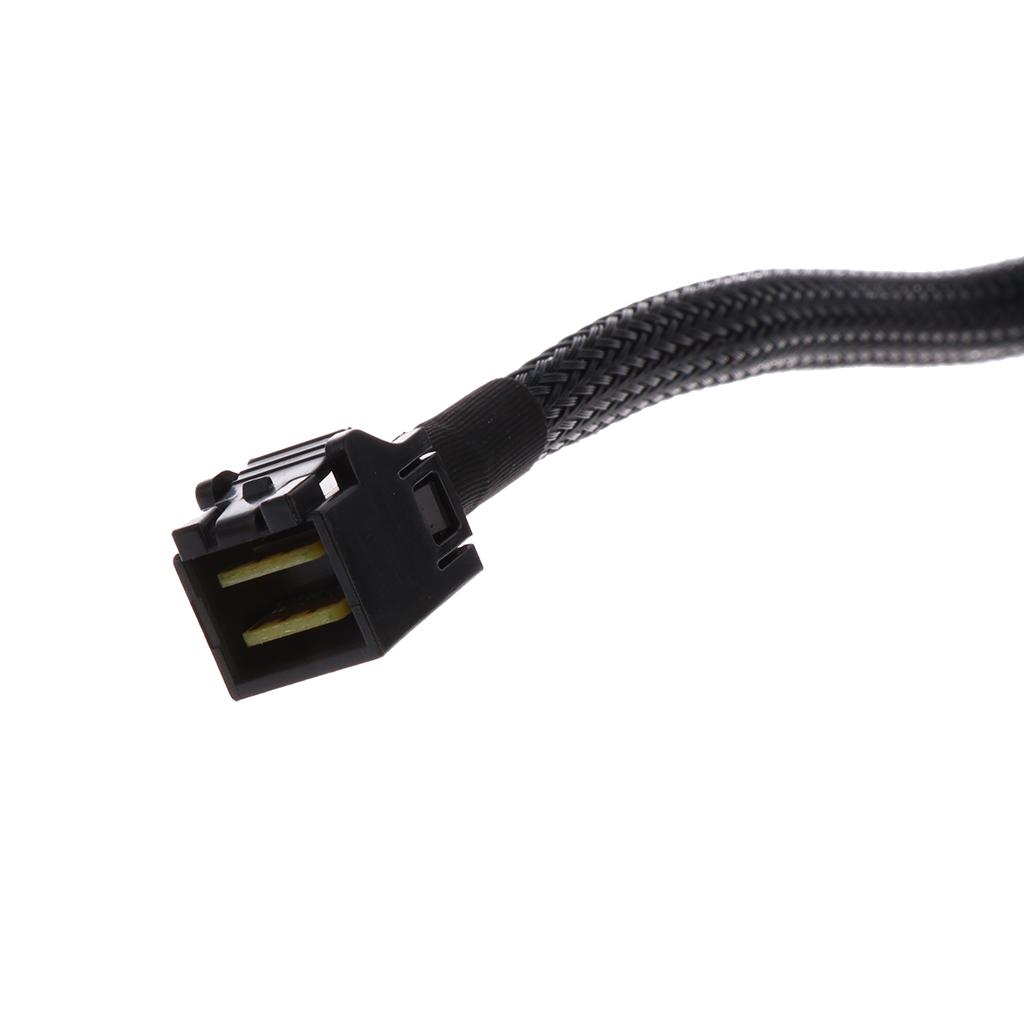 1m/3ft 12G Mini SAS HD SFF-8643 to U.2 SFF-8639 Cable Cord with SATA power