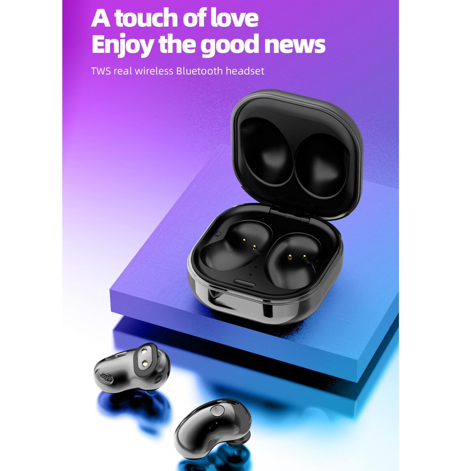 4X S6 Bluetooth Headphones Wireless Headphones Binaural Call Black