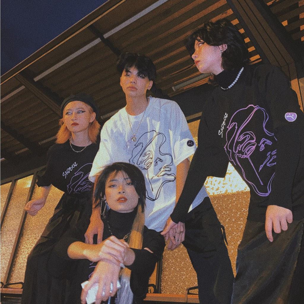 Áo Thun Nam Nữ Form Rộng Sad.Boiz LOGO Cotton Unisex 2 Màu Ulzzang