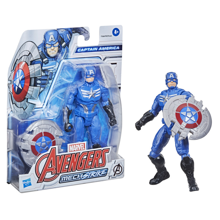 Đồ Chơi MATTEL AVENGERS Mô Hình Captain Dòng Mech Strike 6 Inch F1664