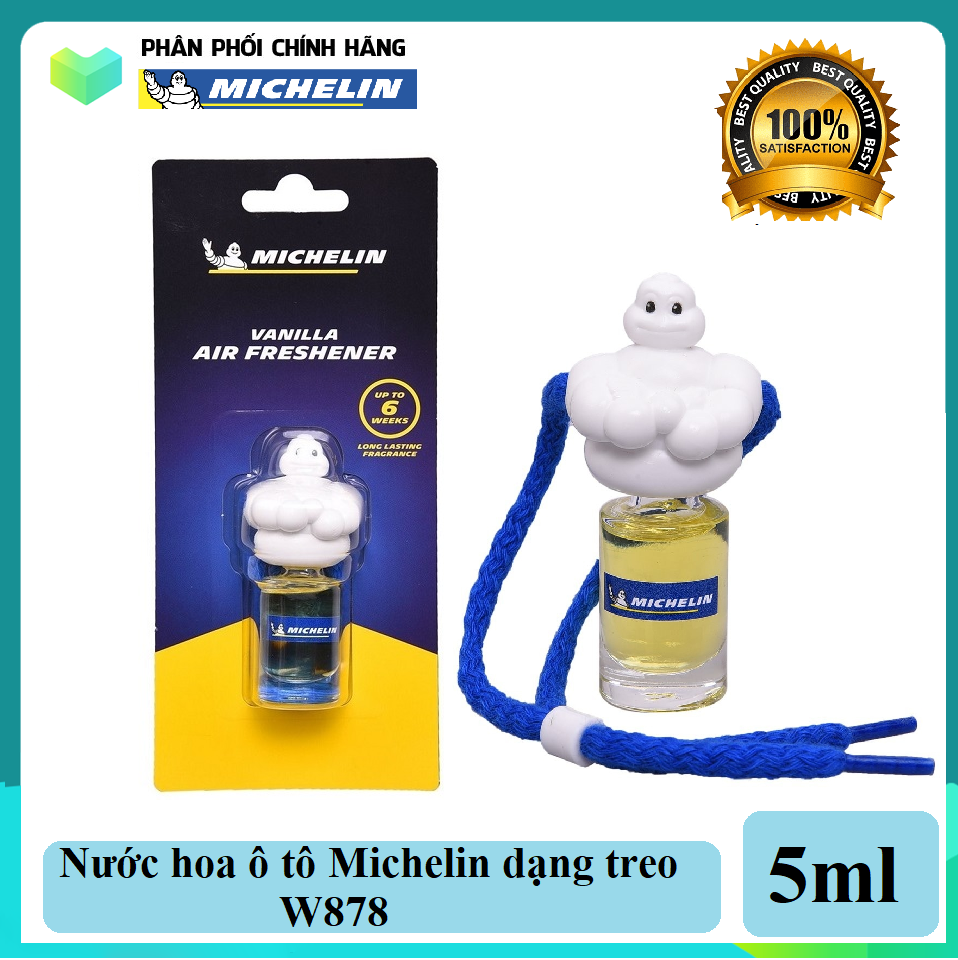 Nước hoa ô tô Michelin dạng treo W878 - Nhiều mùi hương