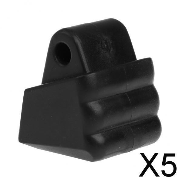 5xRoller Skate Toe Stops Inline Skate Brake Skating Shoes Accessories Black