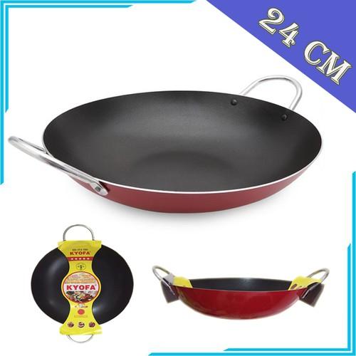 Chảo chống dính 2 quai sâu lòng size 24 cm - Chảo chống dính 2 quai cao cấp