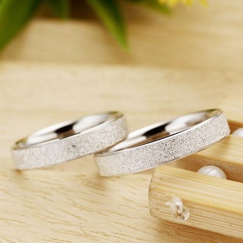 Nhẫn đôi bề mặt nhám