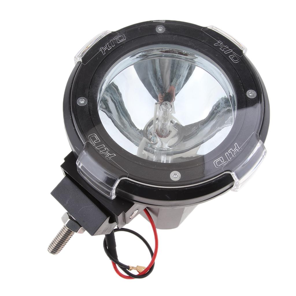 4 Inch 55W Flood Driving Lights HID Xenon 12V Trucks SUV Spot Work Light Black