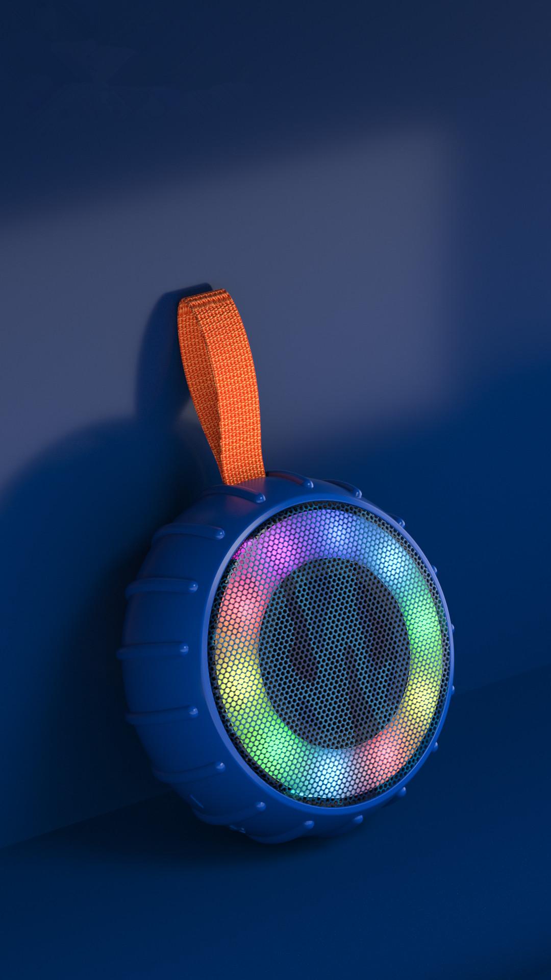 Loa Bluetooth không dây EONKO MY236BT RGB với TF USB AUX Tai nghe rảnh tay IPX6 Pin sạc có đèn RGB chống nước Màu sắc: đen MY236BT