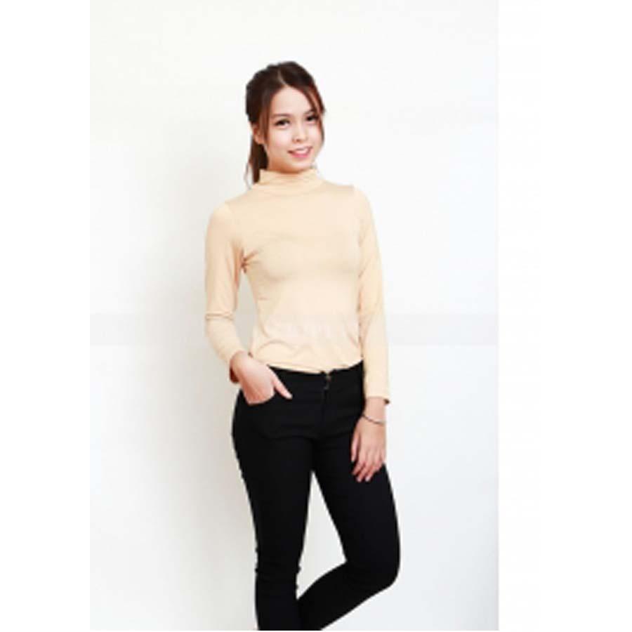 Combo 2 áo giữ nhiệt lót nỉ cổ 3 phân dành cho bạn nữ Dma store