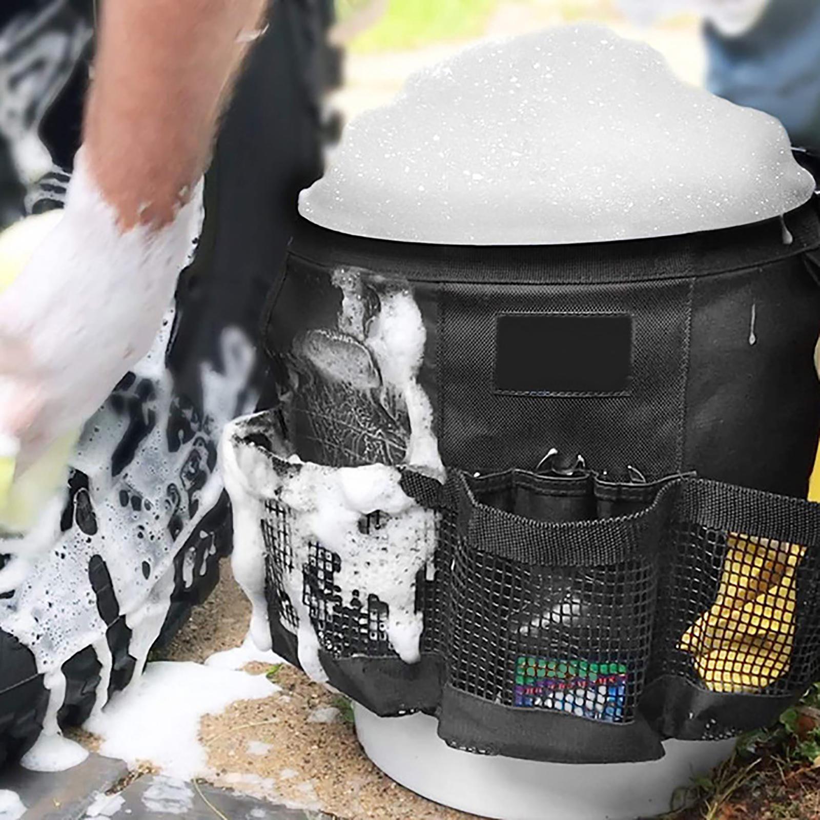 2xCar Wash Bucket Tool Organizer Fishing Bucket Car Wash Supplies