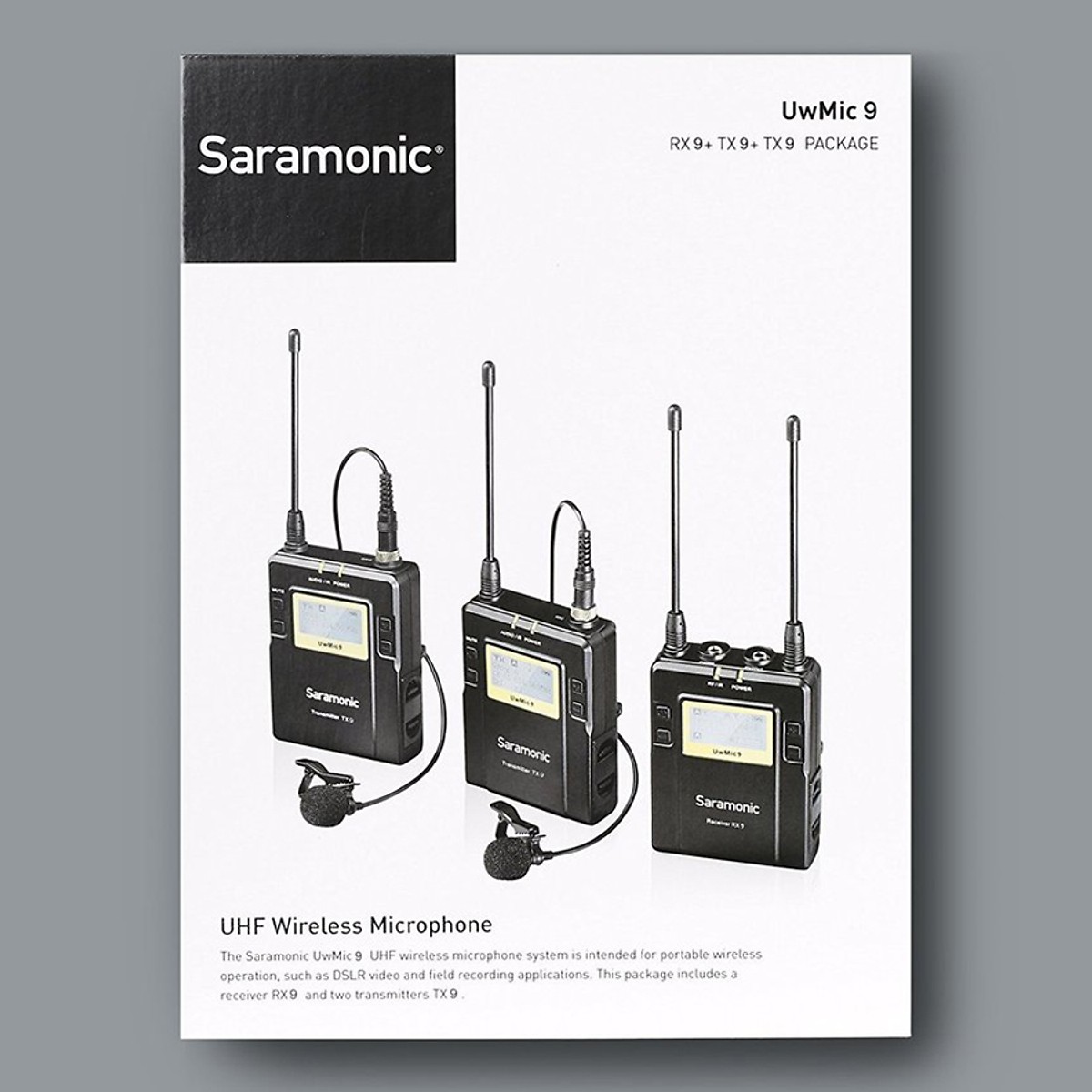 Micro Thu Âm Saramonic UWMIC9 Kit 2 Rx9+TX9+TX9 - hàng nhập khẩu