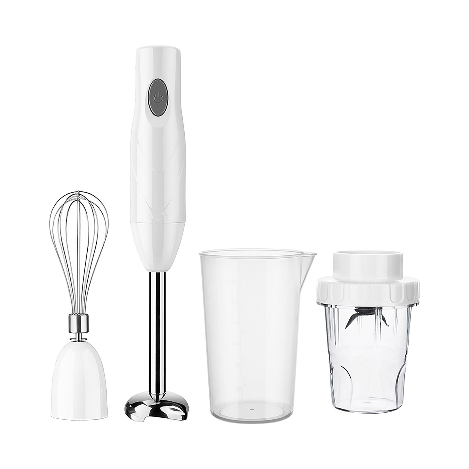 Hand Blender 5-in-1 Stick Blender with Mixing Beaker Meat and Vegetable Grinder Egg Beater Food Smoothies Chopper
