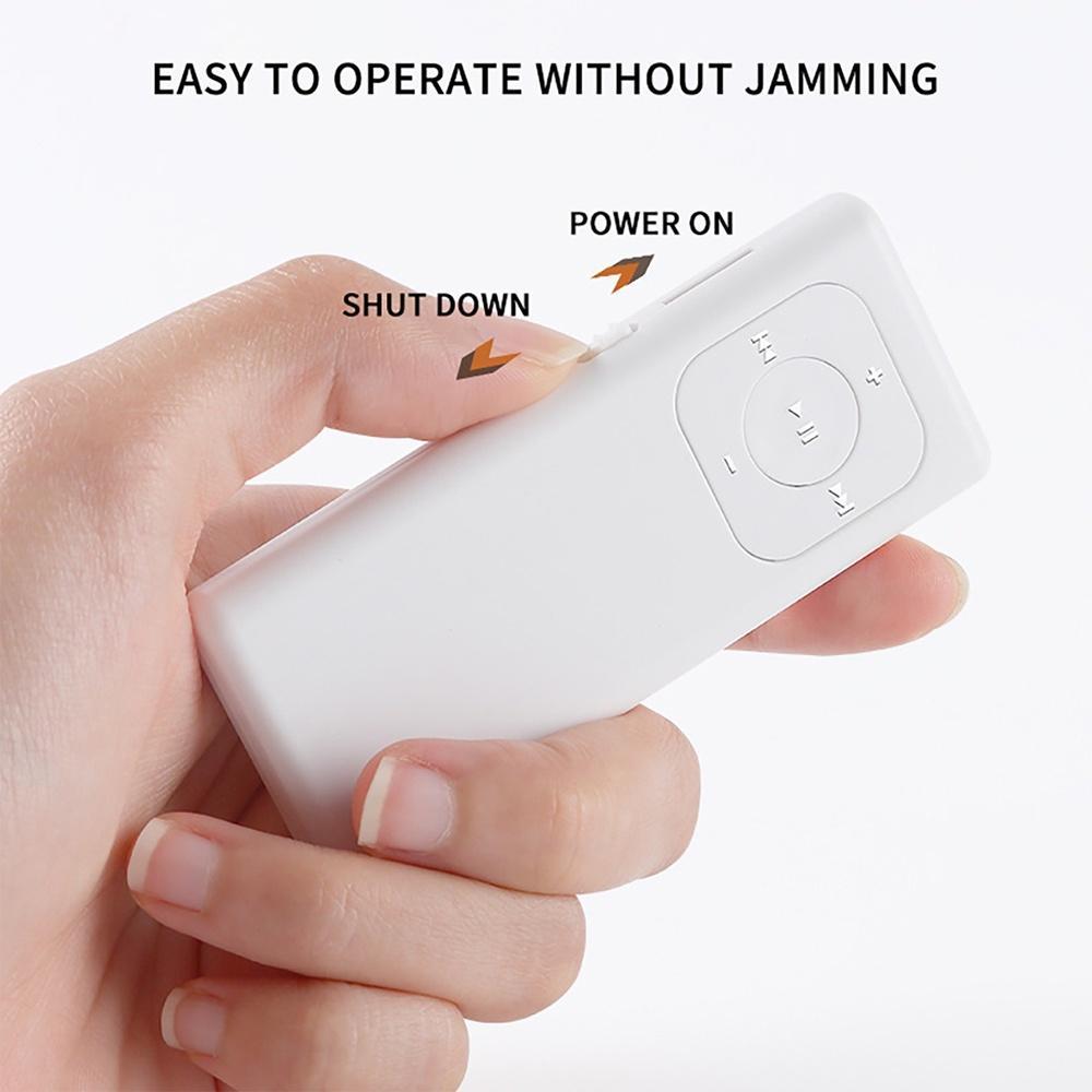 VIRWIR Loa Máy Nghe Nhạc MP3 Mini USB đi động Hỗ Trợ Thẻ Nhớ TF