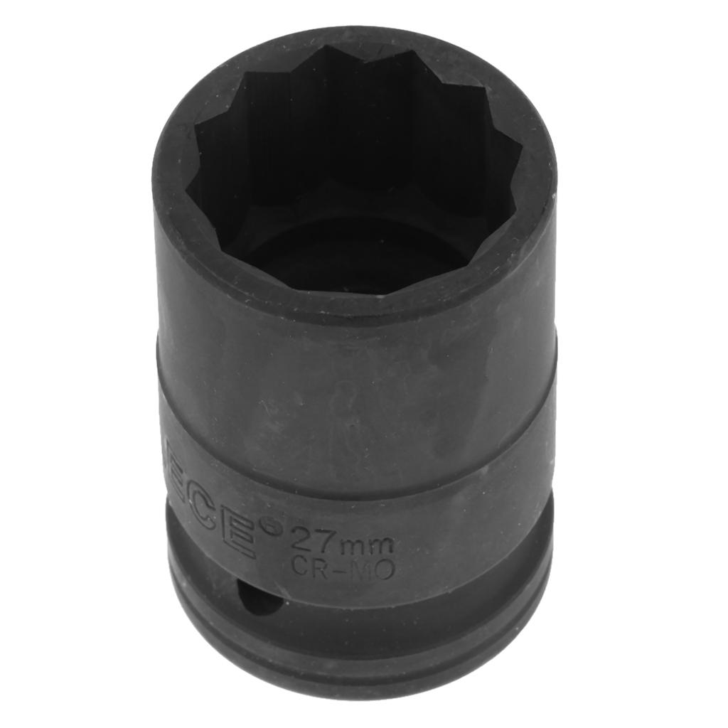 3/4" Square Drive 12 Point Deep Impact Socket 27mm