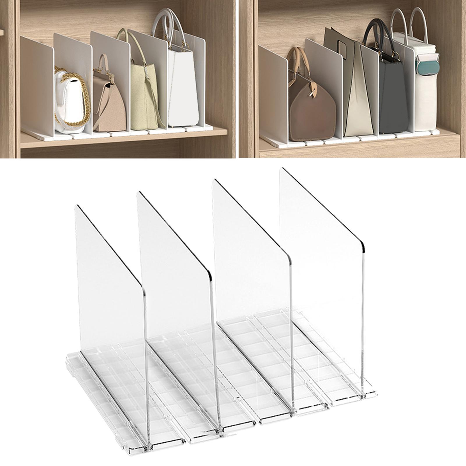 Closet Shelf Dividers Partition Practical Smooth Edges Closets Shelf Separator for Bookcases