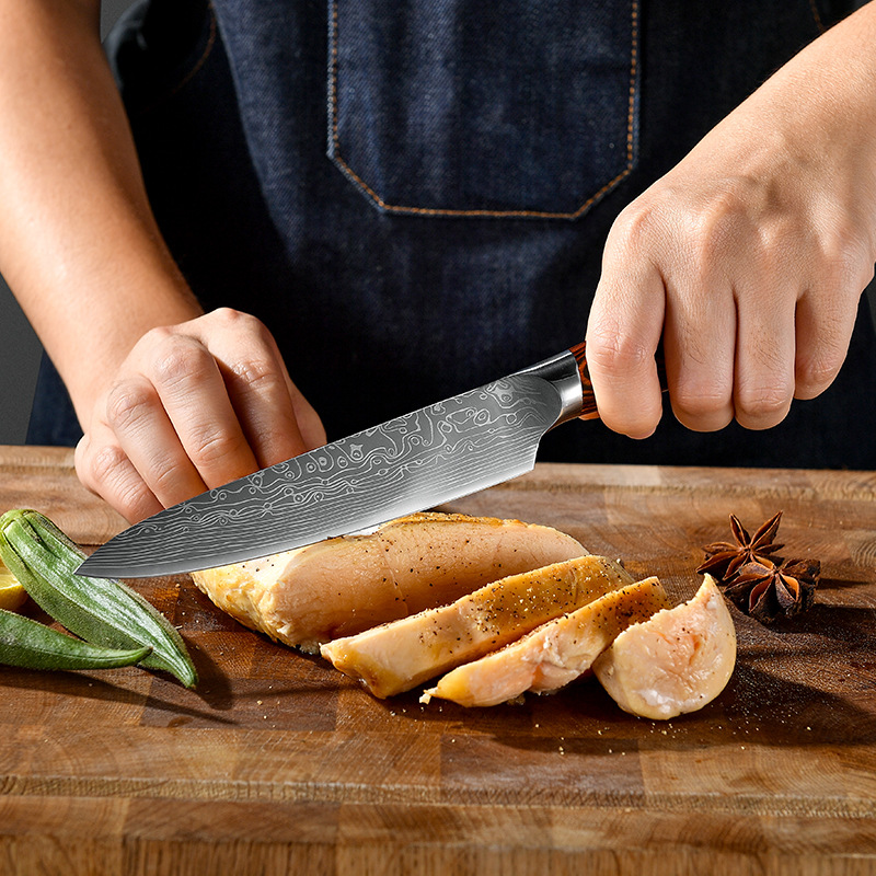 BỘ 3 DAO BẾP NHẬT THÉP DAMASCUS DT2