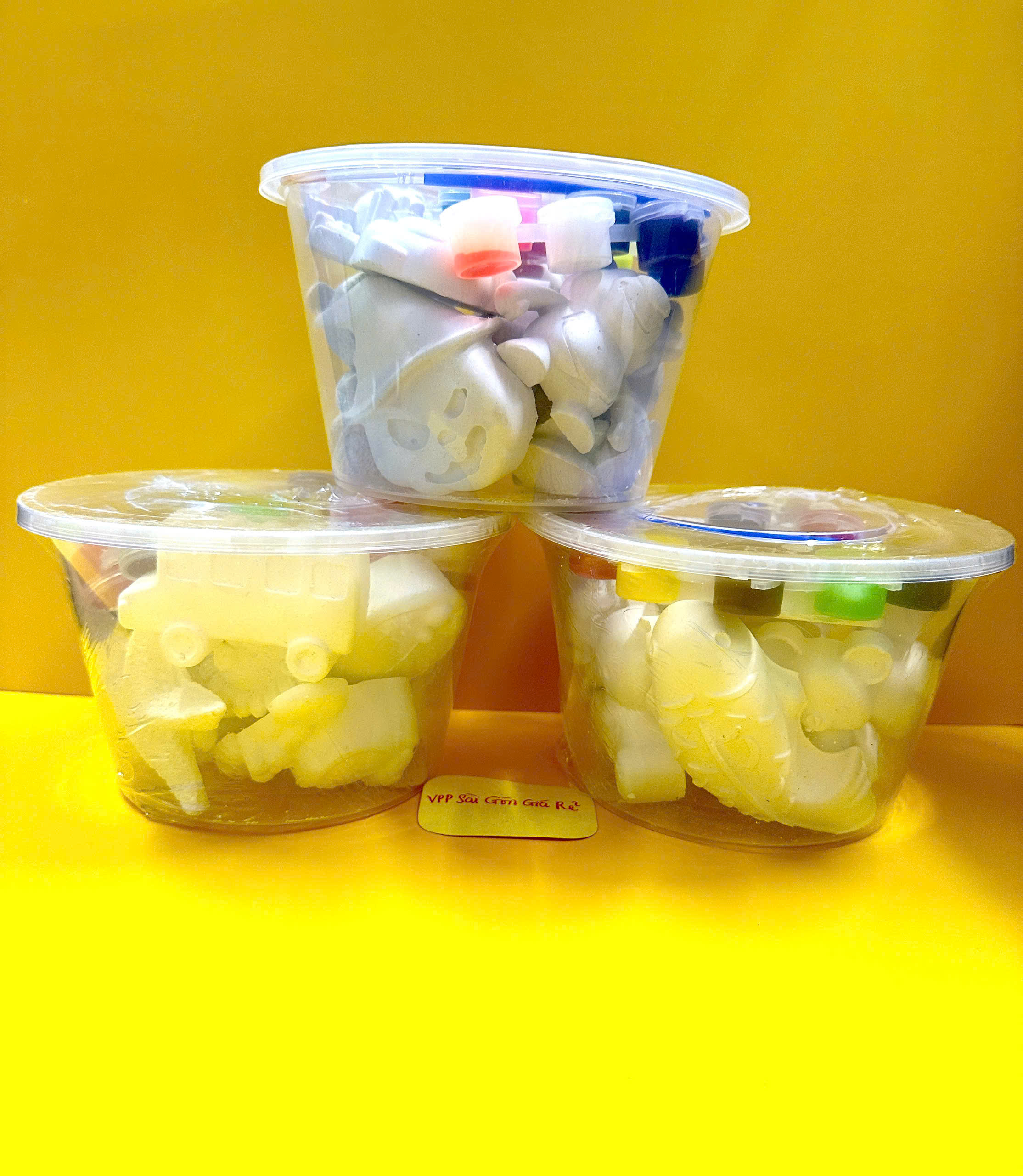 Sét Tô Tượng Thạch Cao Hộp 10 Con Nhiều Hình Dễ Thương Cho Bé Đã Bao Gồm Cọ Và Màu Nước, An Toàn Khi Sử Dụng