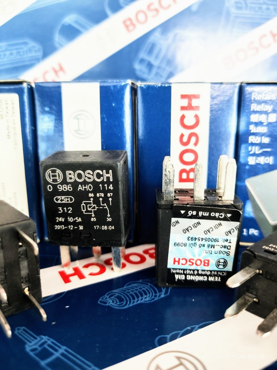 Rờ le Mini Bosch 5 Chân 24V 10/5A - Relay 114