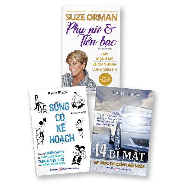 Bộ Sách 3 Cuốn: 14 Bí Mật Gia Tăng Tài Chính Mỗi Ngày + Phụ Nữ & Tiền Bạc + Sống Có Kế Hoạch 