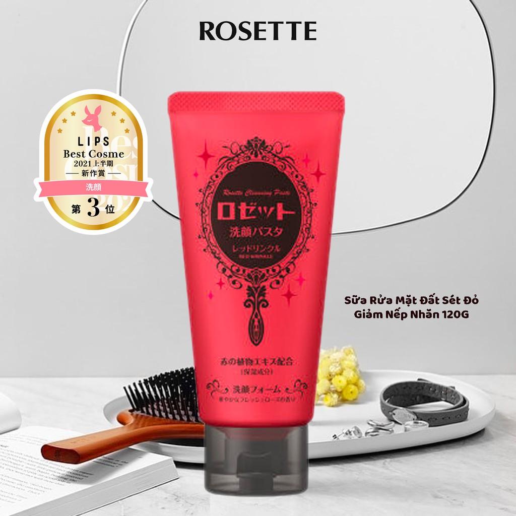 Sữa Rửa Mặt Rosette Nhật Bản Chính Hãng 120g Thu Nhỏ Lỗ Chân Lông Chống Lão Hóa Làm Sáng Da Dành Cho Da Mụn