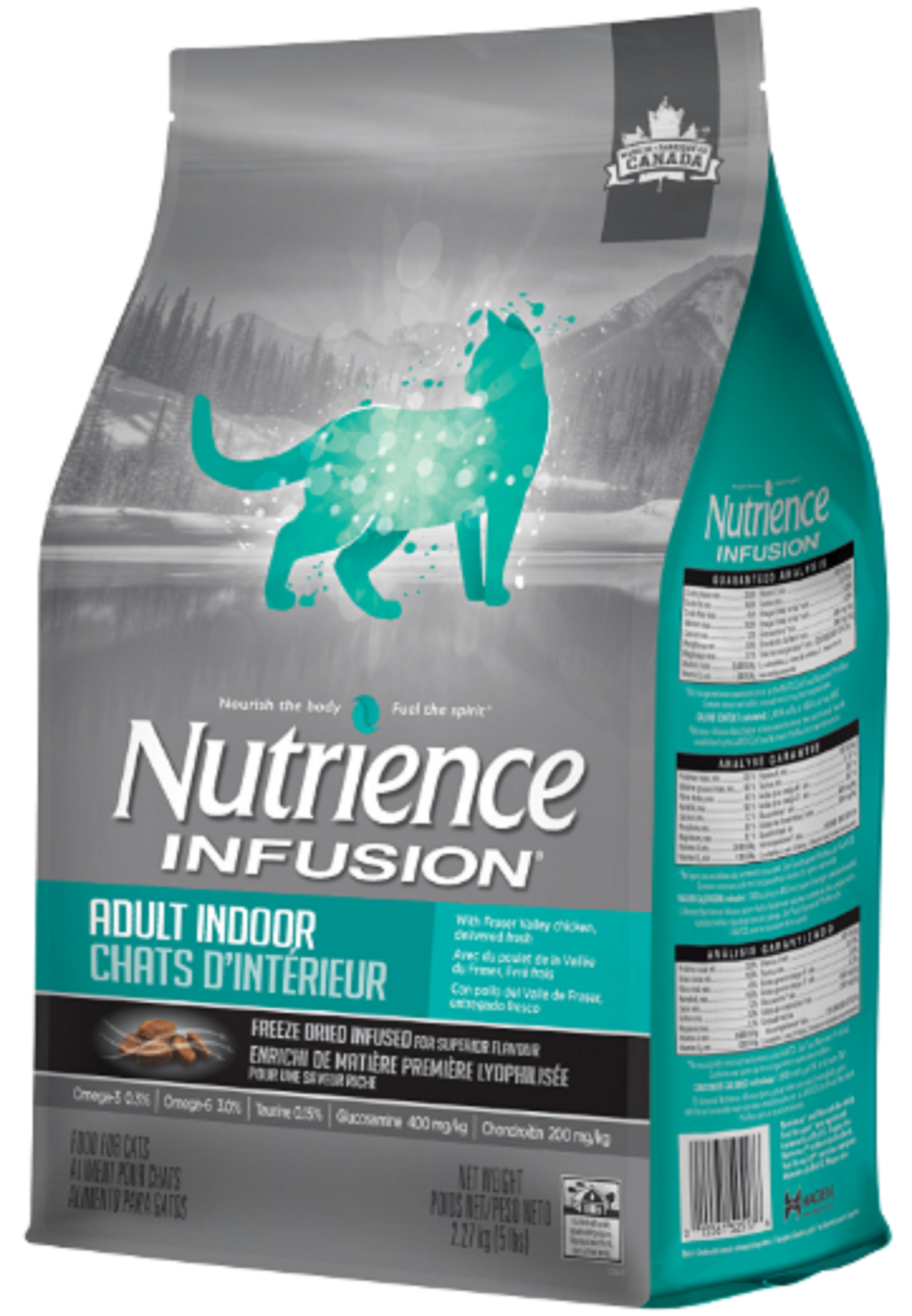 Hạt cho Mèo Lớn Nutrience Infusion - Thịt Gà & Rau Củ Quả Tự Nhiên - 0.5kg