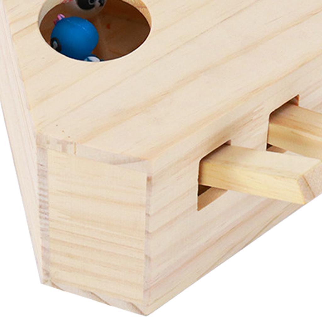 Cat  Mouse Toy Wooden  Box Puzzle Toy  Mice