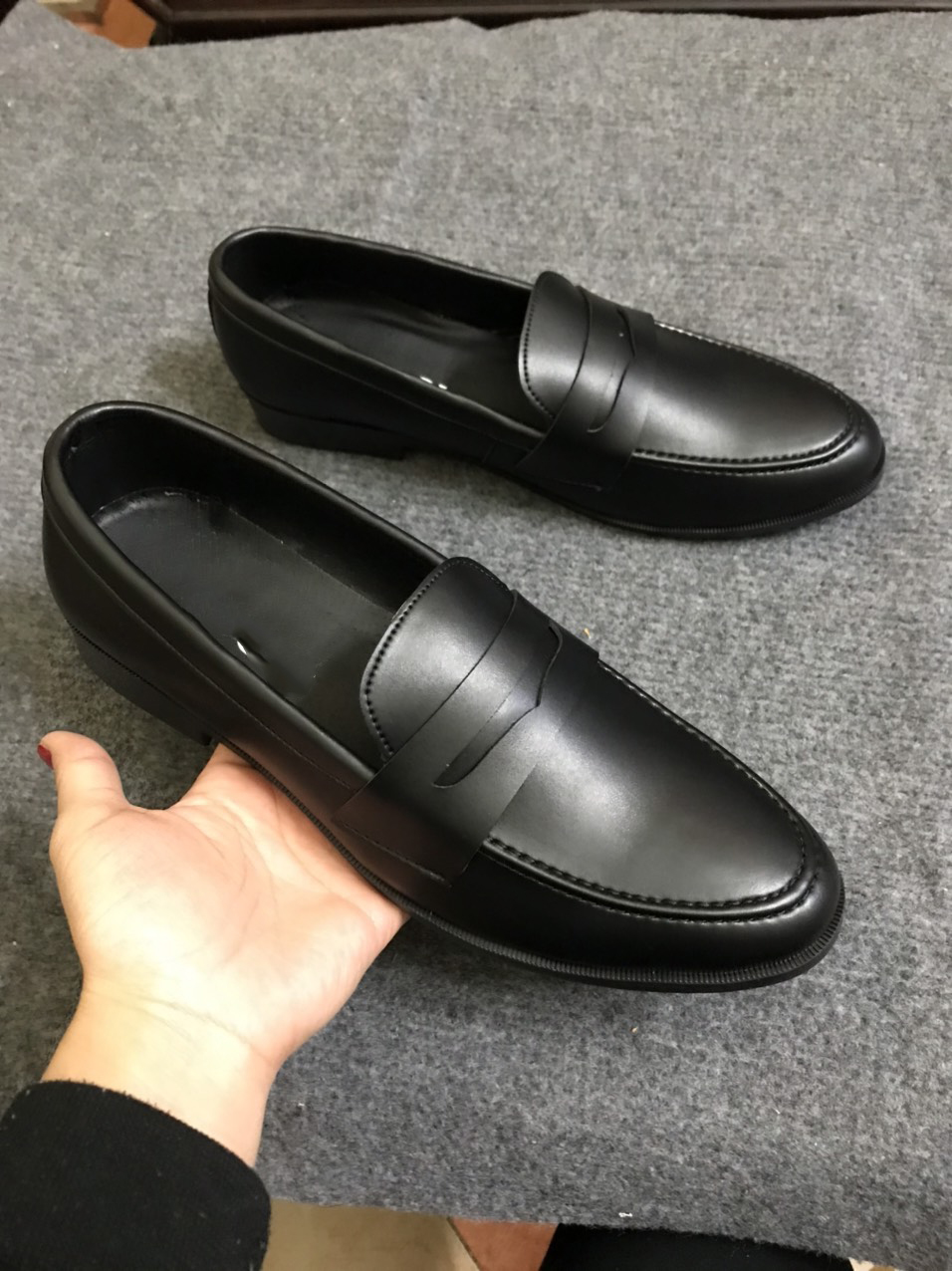Giày Da nam cực chất xả kho giá gốc - giày lười nam